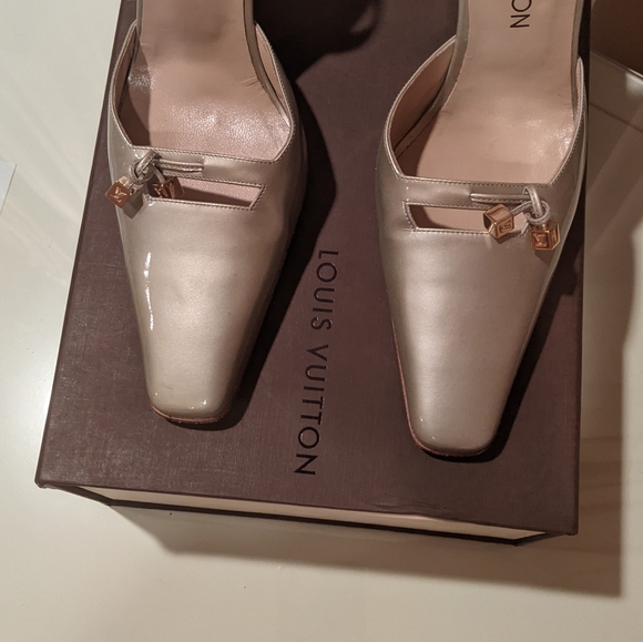 Louis Vuitton vernis dice slingback heel - Picture 4 of 9